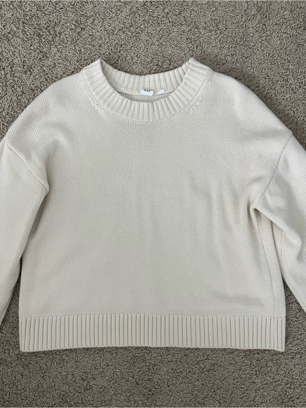 GAP 100% cotton oversized crop sweater
